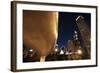 Bp Bridge at Millennium Park and Chicago Skyline at Dusk-Alan Klehr-Framed Photographic Print