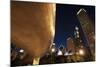 Bp Bridge at Millennium Park and Chicago Skyline at Dusk-Alan Klehr-Mounted Photographic Print