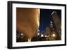 Bp Bridge at Millennium Park and Chicago Skyline at Dusk-Alan Klehr-Framed Photographic Print