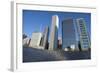 Bp Bridge in Millennium Park in Chicago, Early Morning in Autumn, with Skyline-Alan Klehr-Framed Photographic Print