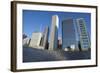 Bp Bridge in Millennium Park in Chicago, Early Morning in Autumn, with Skyline-Alan Klehr-Framed Photographic Print