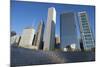 Bp Bridge in Millennium Park in Chicago, Early Morning in Autumn, with Skyline-Alan Klehr-Mounted Photographic Print
