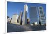 Bp Bridge in Millennium Park in Chicago, Early Morning in Autumn, with Skyline-Alan Klehr-Framed Photographic Print