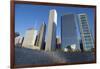 Bp Bridge in Millennium Park in Chicago, Early Morning in Autumn, with Skyline-Alan Klehr-Framed Photographic Print