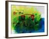 Br Ba Watercolor 1-Anna Malkin-Framed Art Print