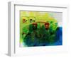 Br Ba Watercolor 1-Anna Malkin-Framed Art Print