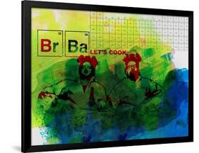 Br Ba Watercolor 1-Anna Malkin-Framed Art Print