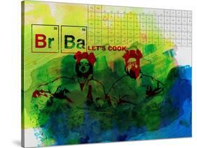 Br Ba Watercolor 1-Anna Malkin-Stretched Canvas