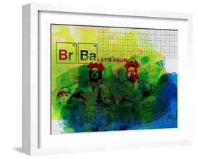 Br Ba Watercolor 1-Anna Malkin-Framed Art Print