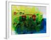 Br Ba Watercolor 1-Anna Malkin-Framed Art Print