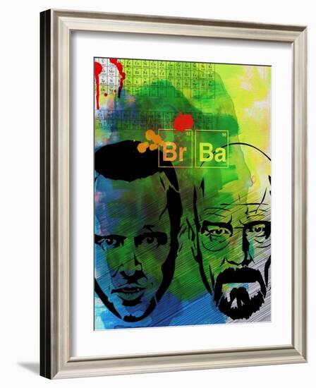 Br Ba Watercolor 2-Anna Malkin-Framed Art Print