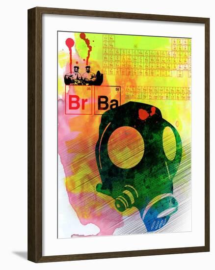 Br Ba Watercolor 3-Anna Malkin-Framed Art Print