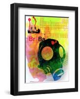 Br Ba Watercolor 3-Anna Malkin-Framed Art Print