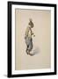 Br'er Rabbit, 1881-1928 (Pencil with W/C on Paper)-Arthur Burdett Frost-Framed Giclee Print