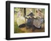 Brabant Lacemakers, 1894, Painting by Max Liebermann (1847-1935)-null-Framed Giclee Print