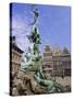 Brabo Statue, Antwerp, Belgium-Ken Gillham-Stretched Canvas