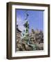 Brabo Statue, Antwerp, Belgium-Ken Gillham-Framed Photographic Print