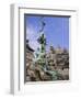 Brabo Statue, Antwerp, Belgium-Ken Gillham-Framed Photographic Print