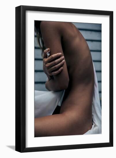 Braced-Sebastian Black-Framed Photo