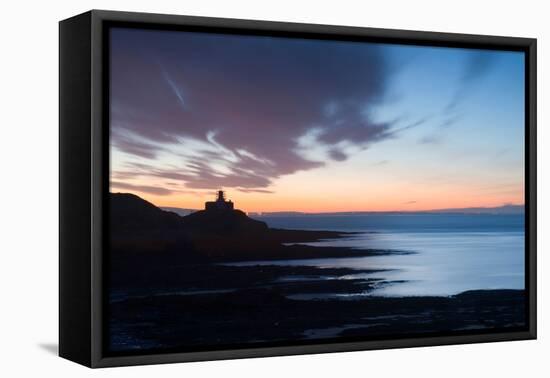 Bracelet Bay before Sunrise-Ann Clark Landscapes-Framed Stretched Canvas