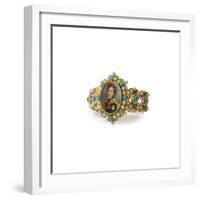 Bracelet Containing a Miniature of Louis-Philippe I, King of the French-French School-Framed Giclee Print