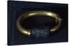 Bracelet of King Sheshonq II with Mesopotamian Cylinder Seal of Lapis Lazuli and Gold-null-Stretched Canvas