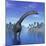 Brachiosaurus Dinosaur in a Tropical Climate-null-Mounted Art Print