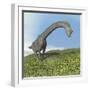 Brachiosaurus Dinosaur-null-Framed Art Print