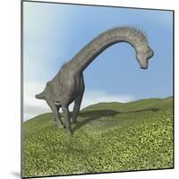 Brachiosaurus Dinosaur-null-Mounted Art Print