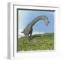 Brachiosaurus Dinosaur-null-Framed Art Print