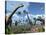 Brachiosaurus Dinosaurs, Artwork-Roger Harris-Stretched Canvas