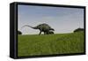 Brachytrachelopan Walking across Prehistoric Grasslands-null-Framed Stretched Canvas