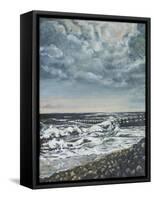 Bracklesham Bay: Evening, 1994-Margaret Hartnett-Framed Stretched Canvas