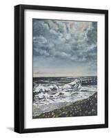 Bracklesham Bay: Evening, 1994-Margaret Hartnett-Framed Giclee Print