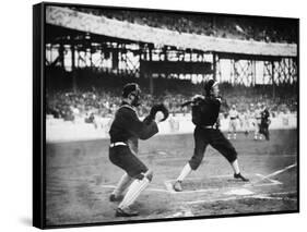 Brad Kocher, Detroit Tigers, Baseball Photo No.2 - Detroit, MI-Lantern Press-Framed Stretched Canvas