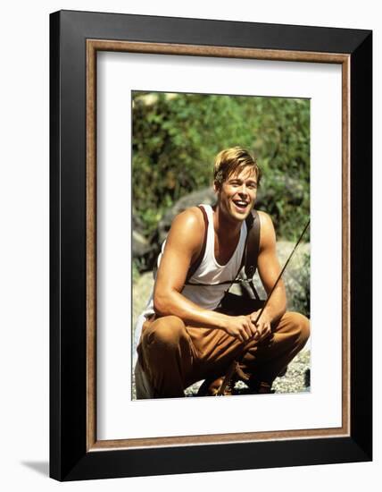 BRAD PITT. "A RIVER RUNS THROUGH IT" [1992], directed by ROBERT REDFORD.-null-Framed Photographic Print