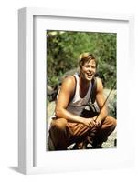 BRAD PITT. "A RIVER RUNS THROUGH IT" [1992], directed by ROBERT REDFORD.-null-Framed Photographic Print