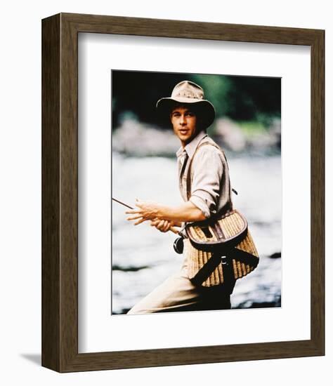 Brad Pitt - A River Runs Through It-null-Framed Photo