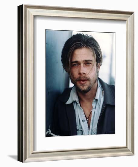 BRAD PITT. "Kalifornia" [1993], directed by DOMINIC SENA.-null-Framed Photographic Print