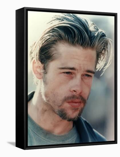 BRAD PITT. "Kalifornia" [1993], directed by DOMINIC SENA.-null-Framed Stretched Canvas