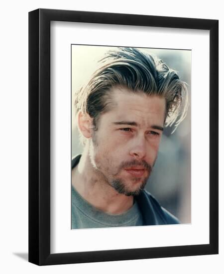 BRAD PITT. "Kalifornia" [1993], directed by DOMINIC SENA.-null-Framed Photographic Print