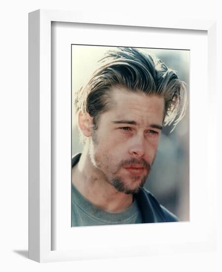 BRAD PITT. "Kalifornia" [1993], directed by DOMINIC SENA.-null-Framed Photographic Print