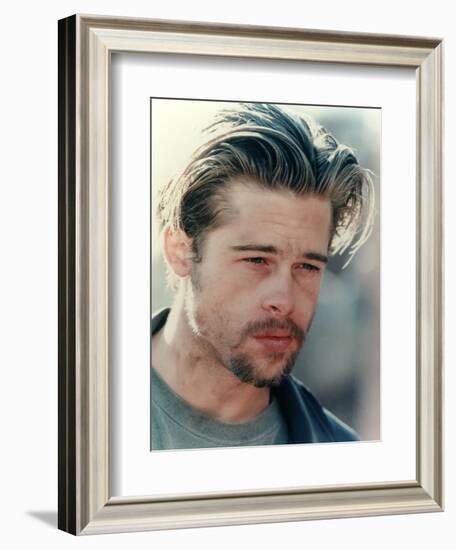 BRAD PITT. "Kalifornia" [1993], directed by DOMINIC SENA.-null-Framed Photographic Print