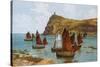 Bradda Head, Port Erin, I of Man-Alfred Robert Quinton-Stretched Canvas