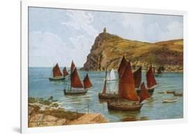 Bradda Head, Port Erin, I of Man-Alfred Robert Quinton-Framed Giclee Print