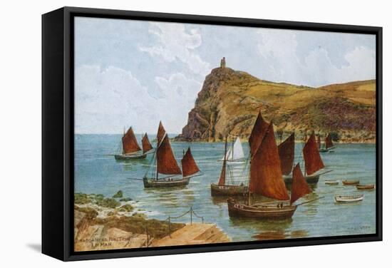 Bradda Head, Port Erin, I of Man-Alfred Robert Quinton-Framed Stretched Canvas