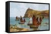 Bradda Head, Port Erin, I of Man-Alfred Robert Quinton-Framed Stretched Canvas