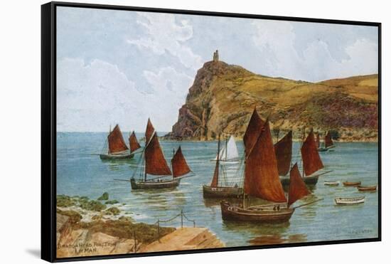 Bradda Head, Port Erin, I of Man-Alfred Robert Quinton-Framed Stretched Canvas