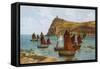 Bradda Head, Port Erin, I of Man-Alfred Robert Quinton-Framed Stretched Canvas