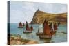 Bradda Head, Port Erin, I of Man-Alfred Robert Quinton-Stretched Canvas